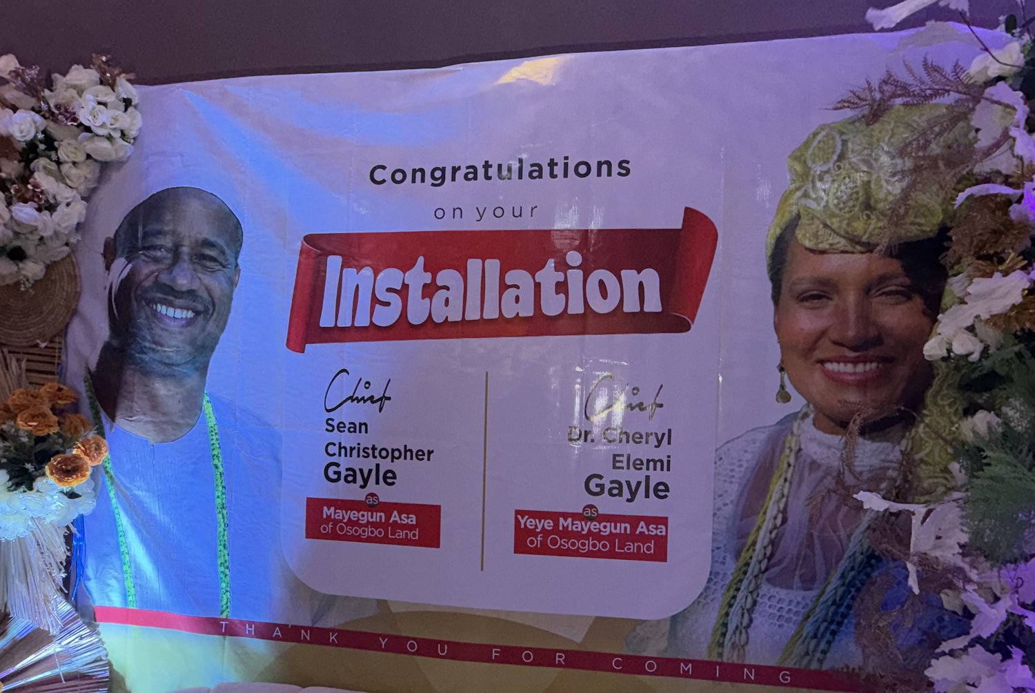 Congratulations on your Installation